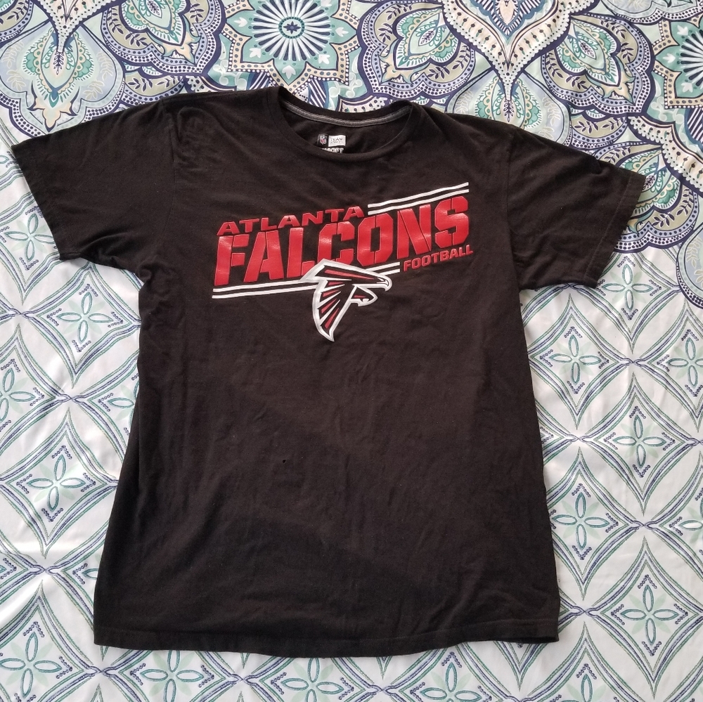 NFL Atlanta Falcons black tshirt Mens Large